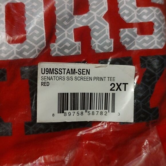 NHL Ottawa Senators 2XTall Hockey Tee -New - Picture 2 of 3